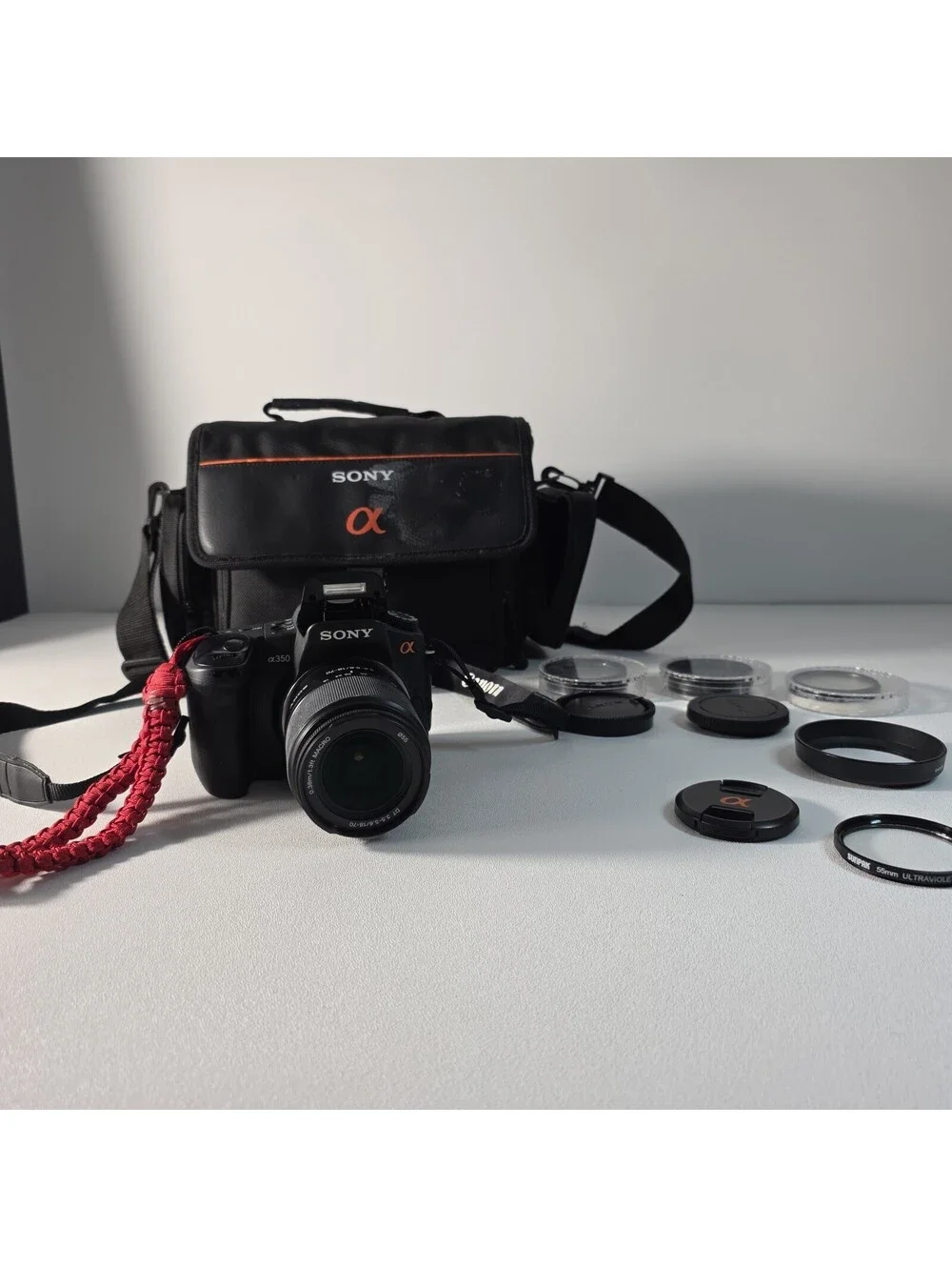 Sony Alpha A350 DSLR Camera & Sony 18-70mm Lens  + Accessories